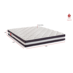 Colchão Casal Espuma D33 Max Saúde Premium 138x188x28 Reconflex - 2