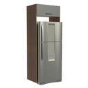 Ver imagem 6 de Porta Geladeira Armário de Cozinha 1 Porta Basculante Rustic/Cinza Agata Madesa