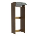 Ver imagem 5 de Porta Geladeira Armário de Cozinha 1 Porta Basculante Rustic/Cinza Agata Madesa