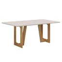 Ver imagem 1 de Mesa de Jantar 160cmx80cm Tampo de 25mm Luna Valdemoveis