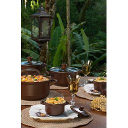 Conjunto Panelas de Cerâmica Ceraflame Duo 5 Peças Chocolate - 2