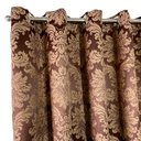 Ver imagem 2 de Cortina Jacquard Blackout Marrom 2,80m X 1.80m
