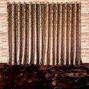 Ver imagem 3 de Cortina Jacquard Blackout Marrom 2,80m X 1.80m