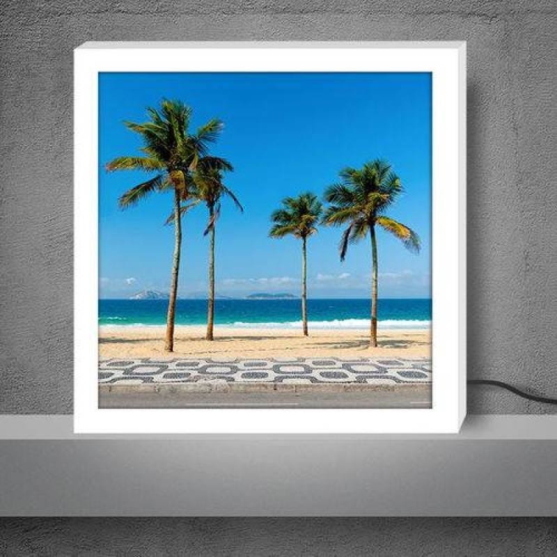 Luminária Lightbox ¿ caixa de luz colorida, criativa, decorativa e descolada | Calçadão na praia de - 1