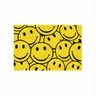 Tapete Capacho Divertido Emoji Feliz Smile 60x40 Cm Amarelo. - 2