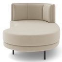 Ver imagem 6 de Chaise Longue Divã 164cm Braço Direito Logus D06 Veludo Bege - Mpozenato