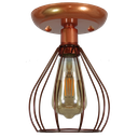 Ver imagem 1 de Plafon Aramado Teardrop Cobre Sala Quarto Cozinha Banheiro
