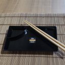 Ver imagem 6 de Kit 12 Pratos para Sushi Comida Japonesa com Porta Shoyu Comida Oriental Preto Uno Coza