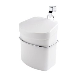 Kit Cozinha Lixeira Plástica 2,5 L + Organizador Porta Armário - 2 Kit Cozinha Lixeira Plástica 2,5 L + Organizador Porta Armário - 2