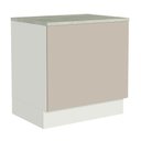 Ver imagem 4 de Balcão para Forno de Embutir 80 X 60 Cm com Tampo Branco/crema Agata Madesa Branco/crema
