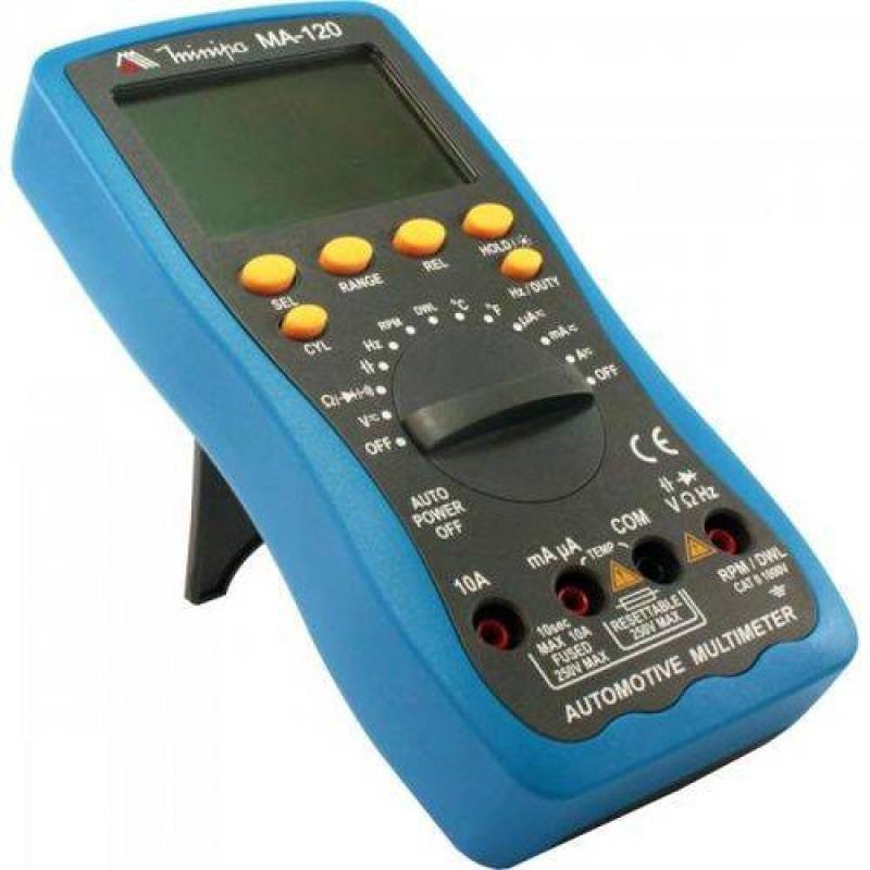 Multímetro Automotivo Ma-120 Cinza/Azul Minipa - 3