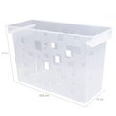 Ver imagem 5 de Kit 2 Caixas Arquivos Transparentes 6 Pastas Suspensas Coloridas Dellocolor Organizadores Escritó