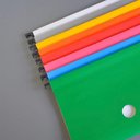 Ver imagem 4 de Kit 2 Caixas Arquivos Transparentes 6 Pastas Suspensas Coloridas Dellocolor Organizadores Escritó
