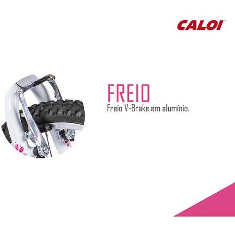 Bicicleta Caloi Ceci - Aro 20 -1v - Branca - 7