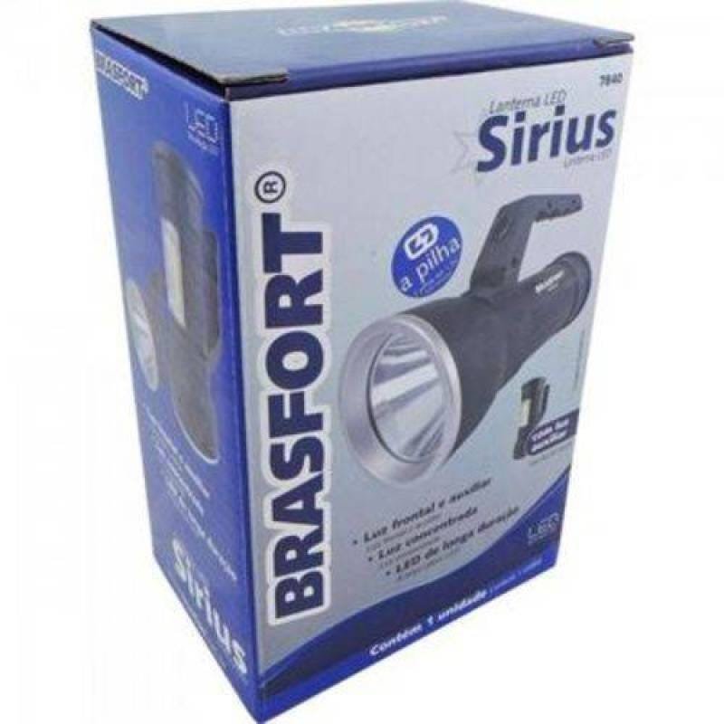 Ver imagem 2 de Luminária Led Sirius Preta Brasfort