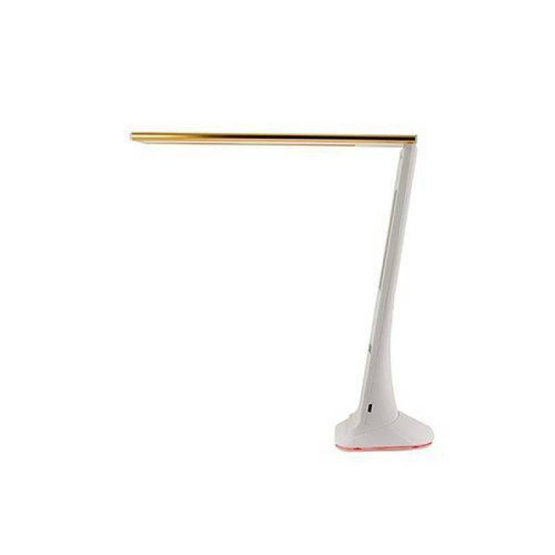 Luminária de Mesa Solver Slm-101 Led Touch com Relógio Dourada - 3