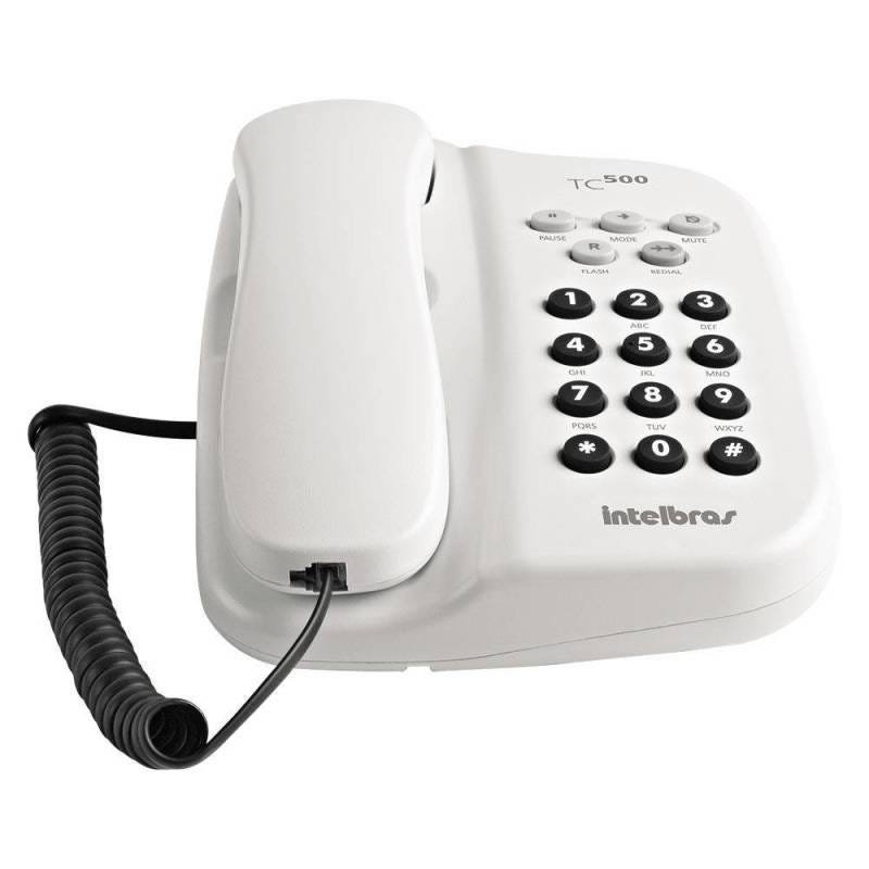 Telefone Intelbras Tc 500 sem Chave Branco - 2