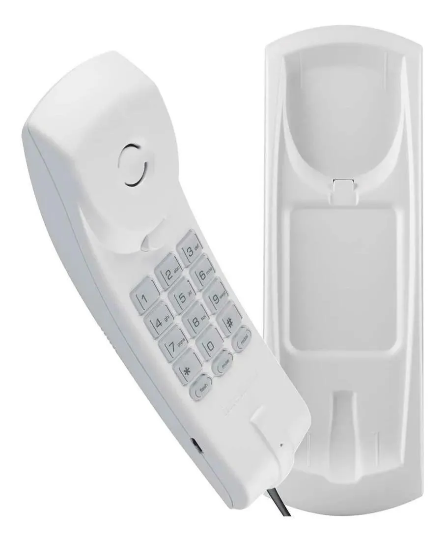Telefone Interfone Intelbras Fixo Tc20 Gôndola Mesa Parede Cinza Artico - 3