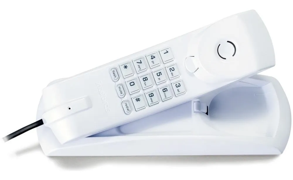 Telefone Interfone Intelbras Fixo Tc20 Gôndola Mesa Parede Cinza Artico - 7