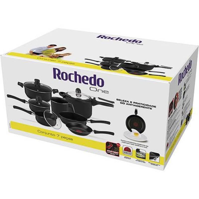 Conjunto de Panelas 7 Peças Rochedo One - 13