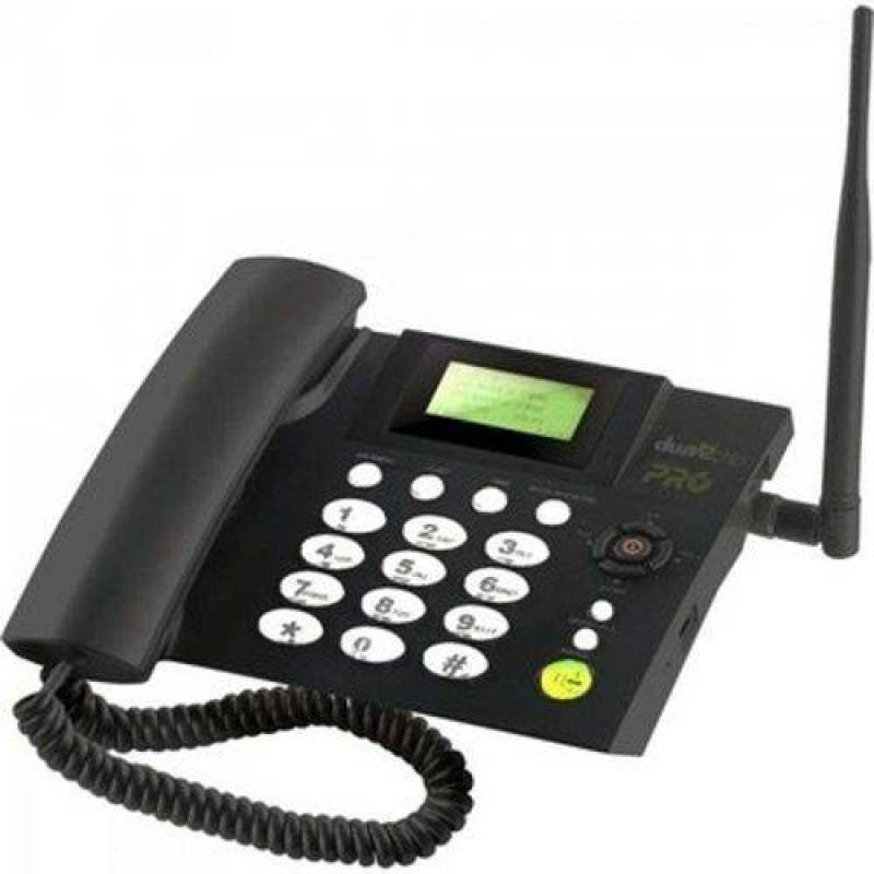 Telefone Celular Fixo Quad Band Dual Chip Procd6010 Chumbo Proeletronic - 1
