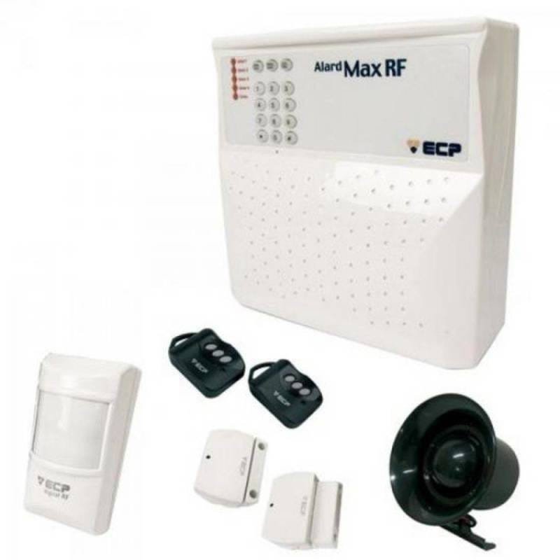 Kit Alarme Alard Max 4 com Discadora 4 Setores Ecp - 4