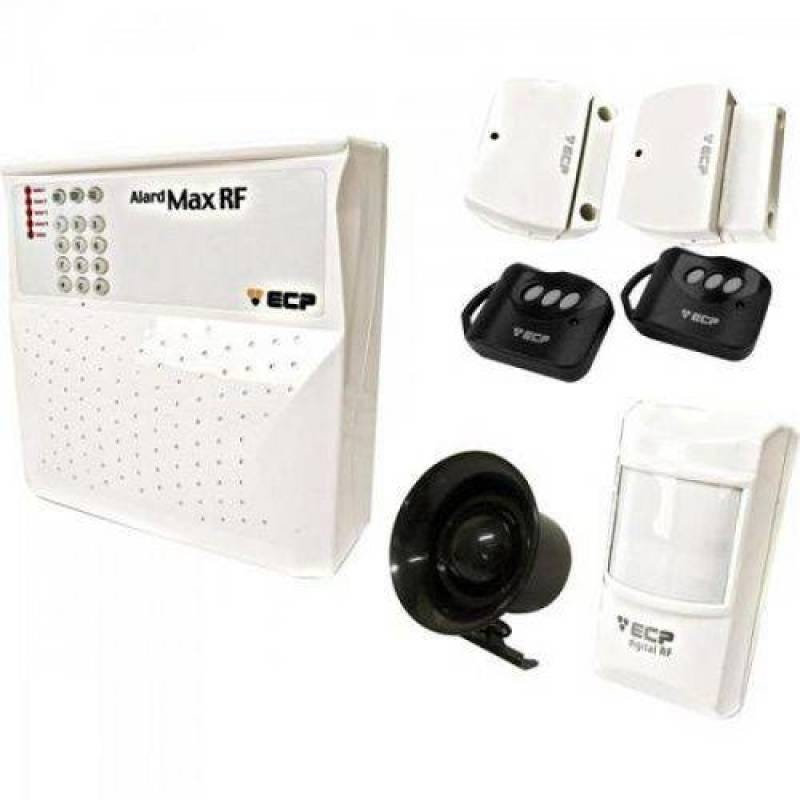 Kit Alarme Alard Max 4 com Discadora 4 Setores Ecp - 3