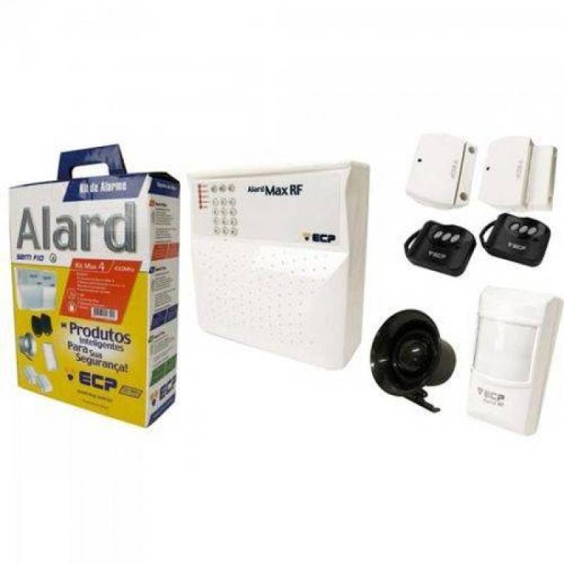 Kit Alarme Alard Max 4 com Discadora 4 Setores Ecp - 1