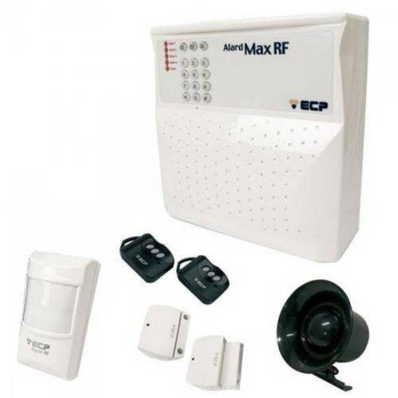 Kit Alarme Alard Max 4 com Discadora 4 Setores Ecp - 2