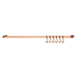 Barra Piatina 45cm Com 6 Ganchos Para Utensílios Multiuso - Cobre - 1