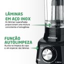 Ver imagem 3 de Liquidificador Mondial Turbo Full Black L-900Fb 900W 5 Velocidades + Função Pulsar/Gelo Preto – 220V