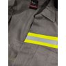 Camisa para Eletricista Antichama Nr10 Risco 2 - Cinza Mixseg - 2