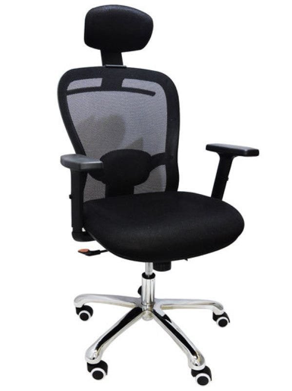 Cadeira Presidente Ceoergon Tela Mesh - Máxima Ergonomia - Preta - 1