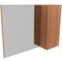 Ver imagem 4 de Espelheira para Banheiro 80 Cm com 1 Porta Marina Amêndoa