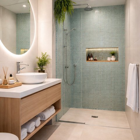 Pastilha de Vidro Cinza 30x30 K2511 Glass Mosaic