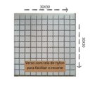 Ver imagem 2 de Pastilha de Vidro Cinza 30x30 K2511 Glass Mosaic