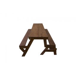 Banco que Vira Mesa Angelim Pedra 2,5 Metros com Verniz Marítimo para 12 Pessoas - 3