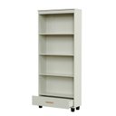 Ver imagem 2 de Estante Decorativa para Livros 77cm 4 Prateleiras e Gaveta 100% Mdf C57 Pradel Móveis