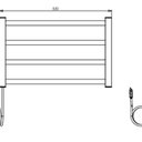 Ver imagem 3 de Toalheiro Aquecido Bivolt e Bilateral Thermo