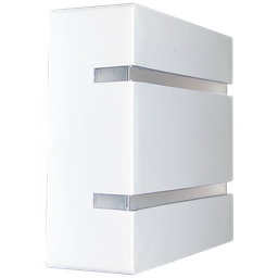 Arandela Externa Luminária de Parede Slim 2 Focos Soquete G9:branco/liso/110/220 - 1