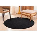 Ver imagem 1 de Tapete Redondo 100 x 100 Preto