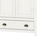 Ver imagem 6 de Guarda Roupa Casal 12 Portas com Espelho e Maleiro Mazzaro F06 Branco Freijó - Lyam Decor