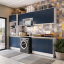 Ver imagem 1 de Lavanderia Modulada Kappesberg Celeste 9 Peças Branco/azul 310,5cm