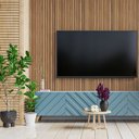 Ver imagem 1 de Papel de Parede Madeira Ripada Imbuia