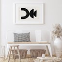 Ver imagem 2 de Quadro Horizontal Moderno Minimalista - 60x48cm:madeira Preta