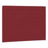 Cabeceira Casal Palermo P04 140 cm Suede - ADJ Decor - Vermelho TCA 53 - 1