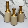 Trio decorativo vaso garrafa cobre de cerâmica moderno - 3