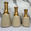 Ver imagem 4 de Trio decorativo vaso garrafa cobre de cerâmica moderno