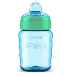 Copo Easy Sip Cup Com Bico De Silicone Menino 260ml - Avent - 1 Copo Easy Sip Cup Com Bico De Silicone Menino 260ml - Avent - 1