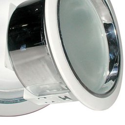 Refletor de Embutir 23cm com Vidro Fosco E-27 2 Lâmpada Max 60W Branco - 4